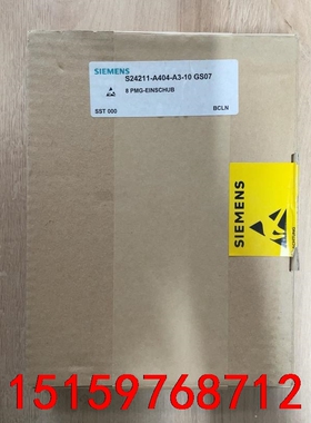 西门子 S24211-A404-A3-10 SG07 SST议价
