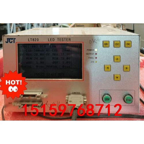 JCT LT820 LED TESTER检测仪，通电如图，低议价