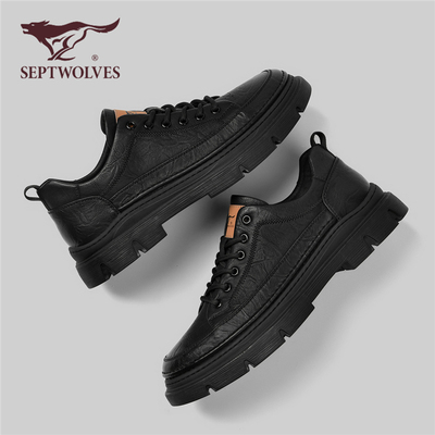 七匹狼正品工装鞋2025年冬季新款