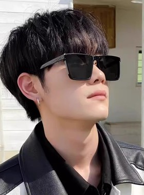 复古潮偏光太阳镜韩版男大框