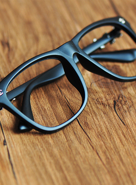 新款韩版眼镜框 无镜片潮人男女复古眼镜架眼睛平光镜 黑框架眼镜