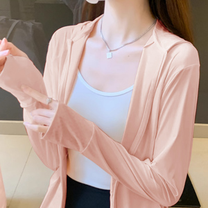 冰丝防晒衣女2024新款夏季薄款户外透气防紫外线外套罩衫防晒服女