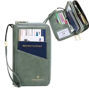 护照钱包一体新款 cover防盗刷卡包零钱包 旅行护照证件包passport