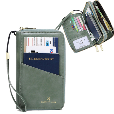护照钱包一体新款旅行护照证件包passport cover防盗刷卡包零钱包