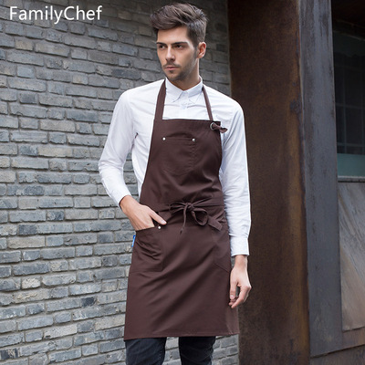 包邮厨房定制LOGO酒吧围裙