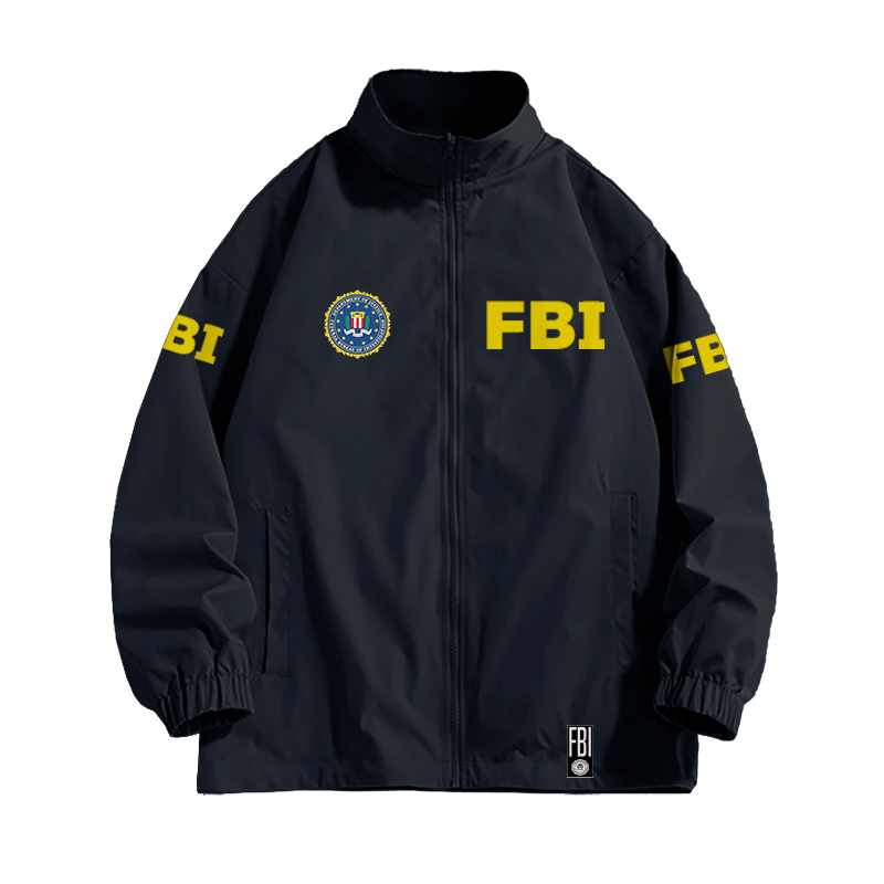 FBI美国联邦调查局情报特工电影同款夹克外套男秋冬百搭保暖衣服