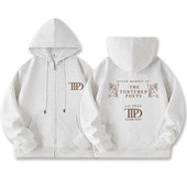 TTPD拉链连帽卫衣斯威夫特霉霉新专辑周边印花Taylor衣服秋冬男女