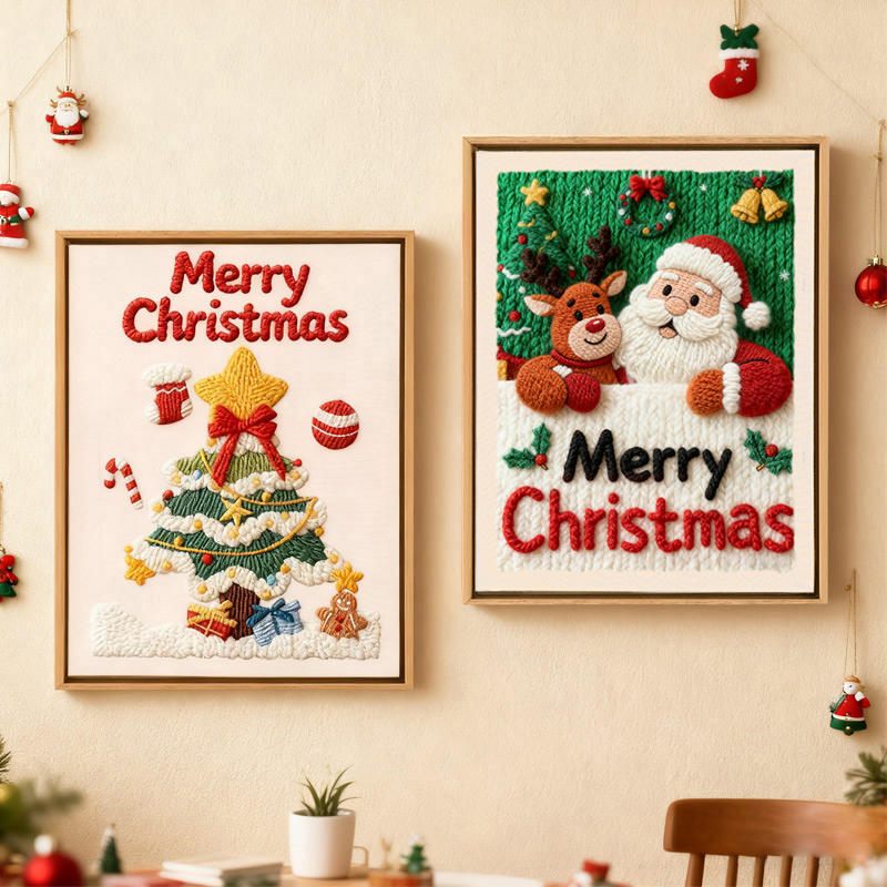 戳戳绣手工diy圣诞节礼物女生生日礼物实用送闺蜜朋友大学生高级