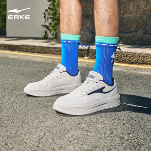 天青鸿星尔克板鞋男鞋2026新款轻便小白鞋百搭运动鞋学生休闲鞋子