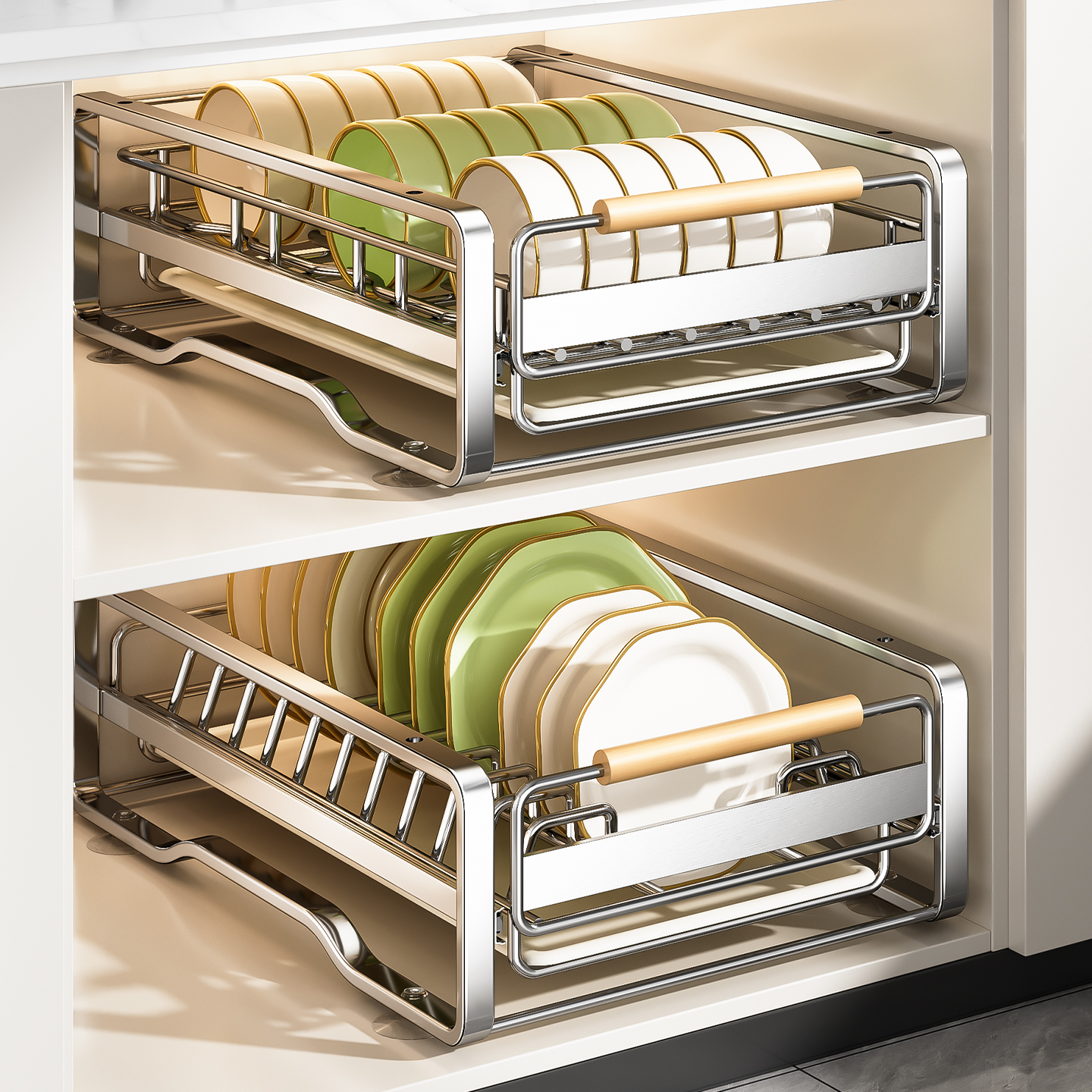 【不锈钢】[独立接水盘]