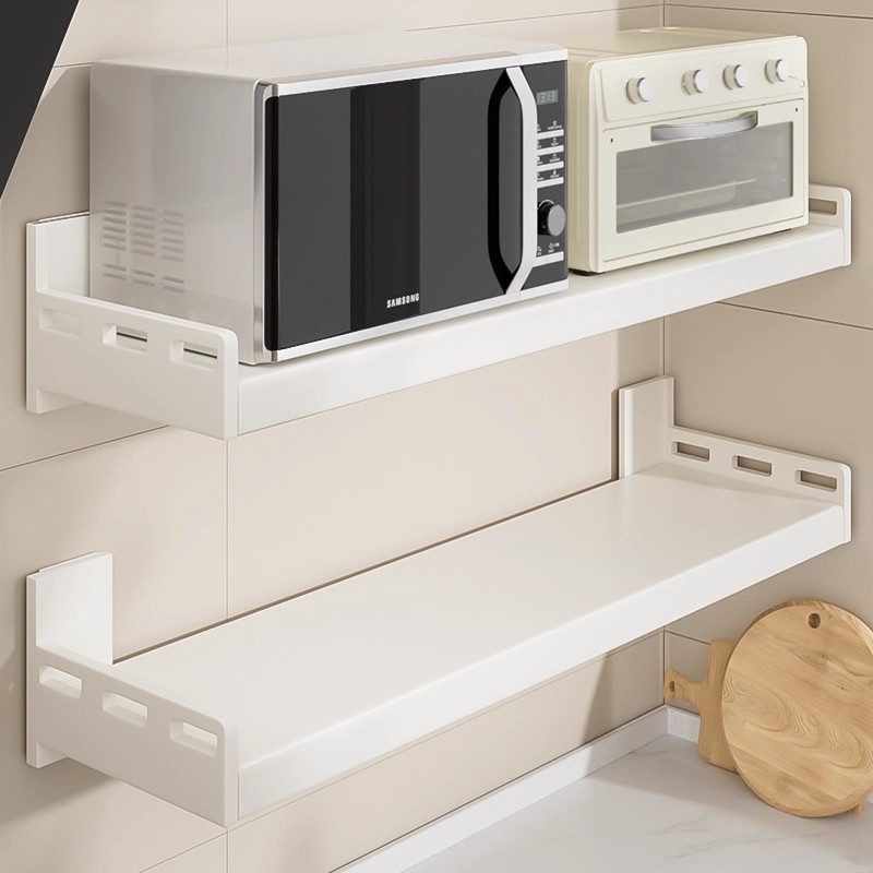 [日系热销][免打孔微波炉壁挂架]