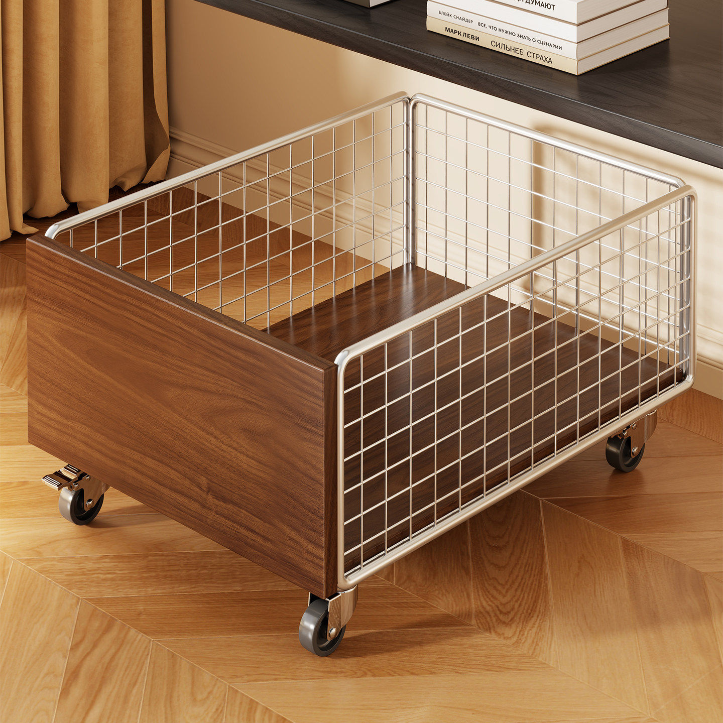 中古家用脏衣篮浴室柜下可移动脏衣篓小推车置物架子卫生间收纳筐,收纳整理,整理架/置物架/收纳架,淘宝优惠券,粉丝福利购,淘宝优惠卷