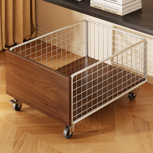 中古家用脏衣篮浴室柜下可移动脏衣篓小推车置物架子卫生间收纳筐