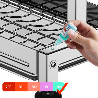 房3纳锈厨碗碗架沥水架0置4物碗架家用碟不碗钢柜架放筷盘碗收子