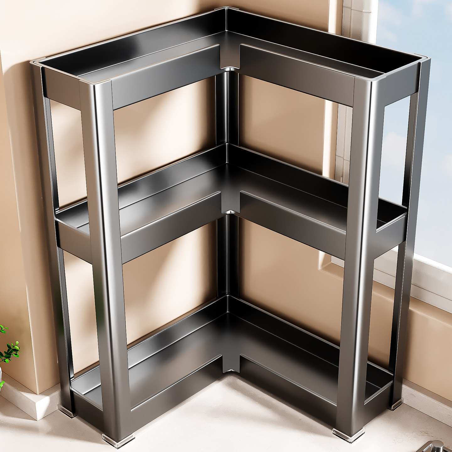 厨房转角调料品置物架2025新款台面多功能拐角刀架调味料放置收纳,厨房/烹饪用具,调料置物架,淘宝优惠券,粉丝福利购,淘宝优惠卷