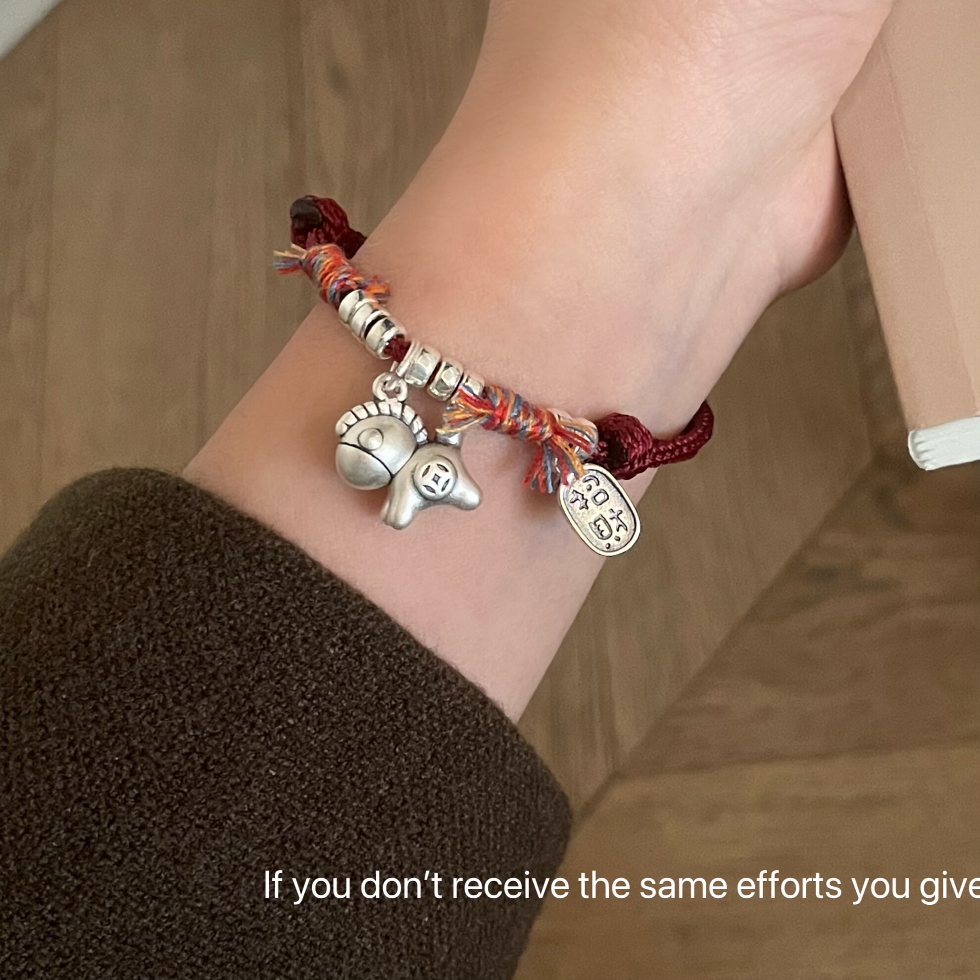 S925纯银马上有钱大吉圆珠红绳手链女简约新中式设计时髦,饰品/流行首饰/时尚饰品新,银饰手链,淘宝优惠券,粉丝福利购,淘宝优惠卷