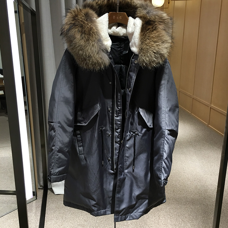 男士羽绒服中长款2025冬季新款