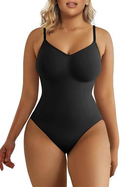 Bodysuit for Women Tummy Control Shapewear 无缝连体塑身衣薄