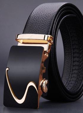 Mens Waist Belt Men Belts Leather Man For Jeans Black Male