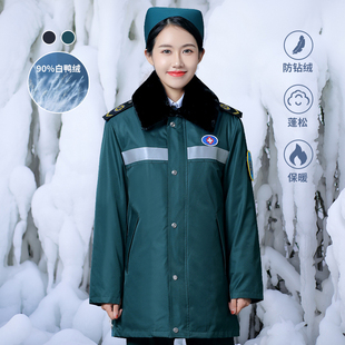 120急救棉服医院急诊科室工作羽绒服公共卫生羽绒服护士值班棉衣