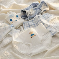 【5 платья】 Молоко синий медведь