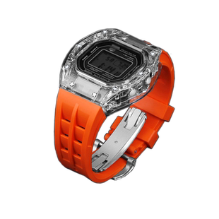 适配卡西欧GMW-B5000改装表壳表带硅胶透明G-SHOCK小银块小金块