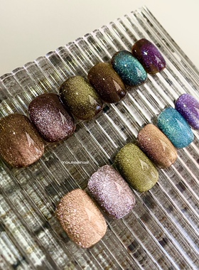 Youleenail 猫眼粉秋冬百搭高品质调和粉6色套美甲猫眼