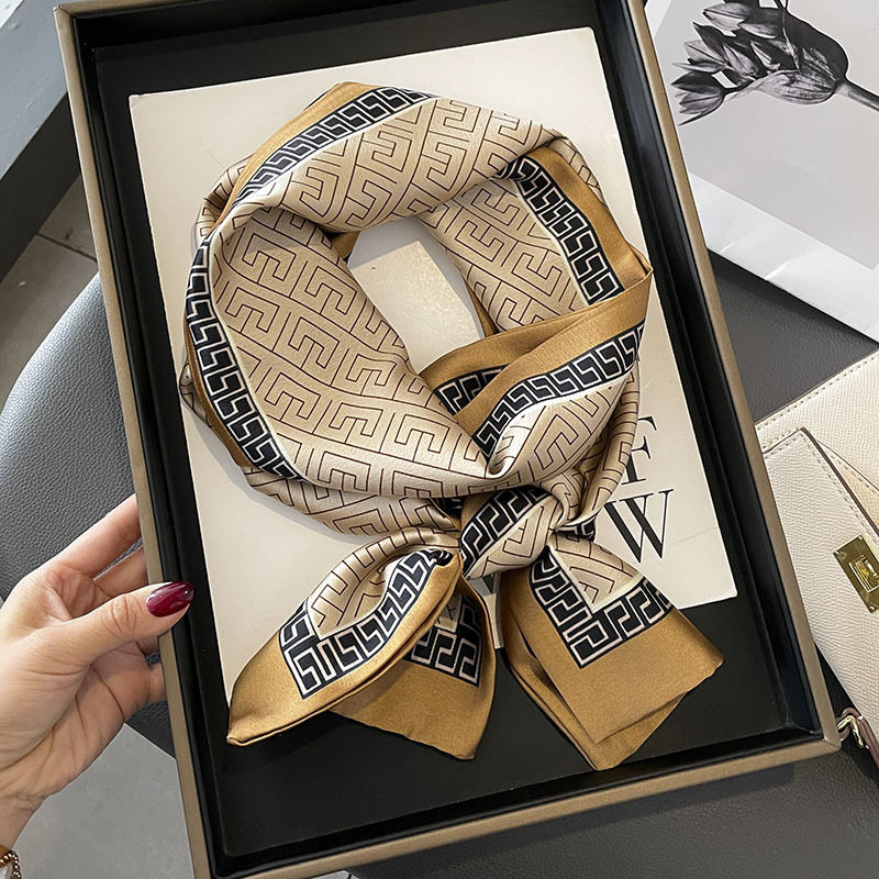 几何拼色多元素春夏新款仿真丝丝巾女长条飘带装饰领巾细窄围巾,服饰配件/皮带/帽子/围巾,围巾/丝巾/披肩,淘宝优惠券,粉丝福利购,淘宝优惠卷