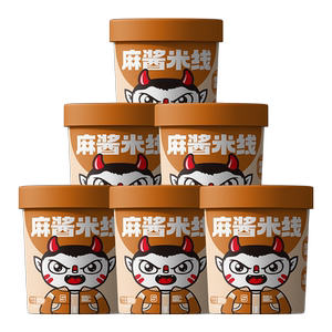 食族人麻酱米线桶装免煮米线