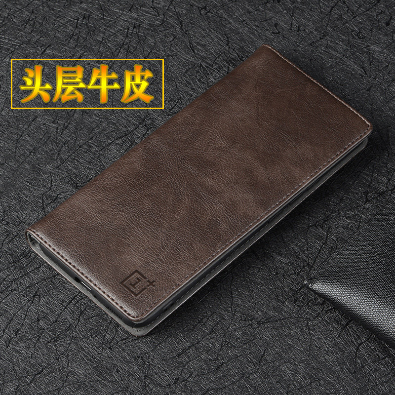 适用一加Ace6T真皮翻盖全包防摔图片