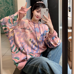 Real price 2021 spring new thin sweater women's Hoodie medium length