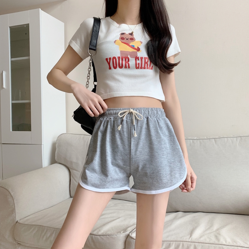 Real shot 2021 New Summer Shorts high waist sports pants pants Harem Pants casual pants women's fashion