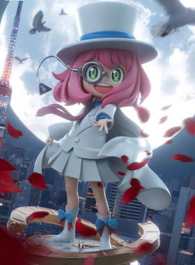 阿妮亚cos怪盗基德手办间谍过家家名侦探柯南桌面摆件动漫手办