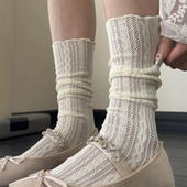 春夏bi入 Vocal ～ 又乖又嗲 这款 蕾丝网眼wa袜 好舒适透气