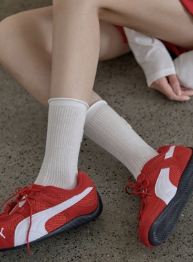 穿了一次vocal三天！白色堆堆袜搭配红色鞋狠狠心动~巨有姐感！