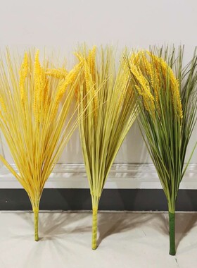 仿真谷子稻谷假水稻稻穗稻子干花装饰花把束杂粮农作物造景摆件