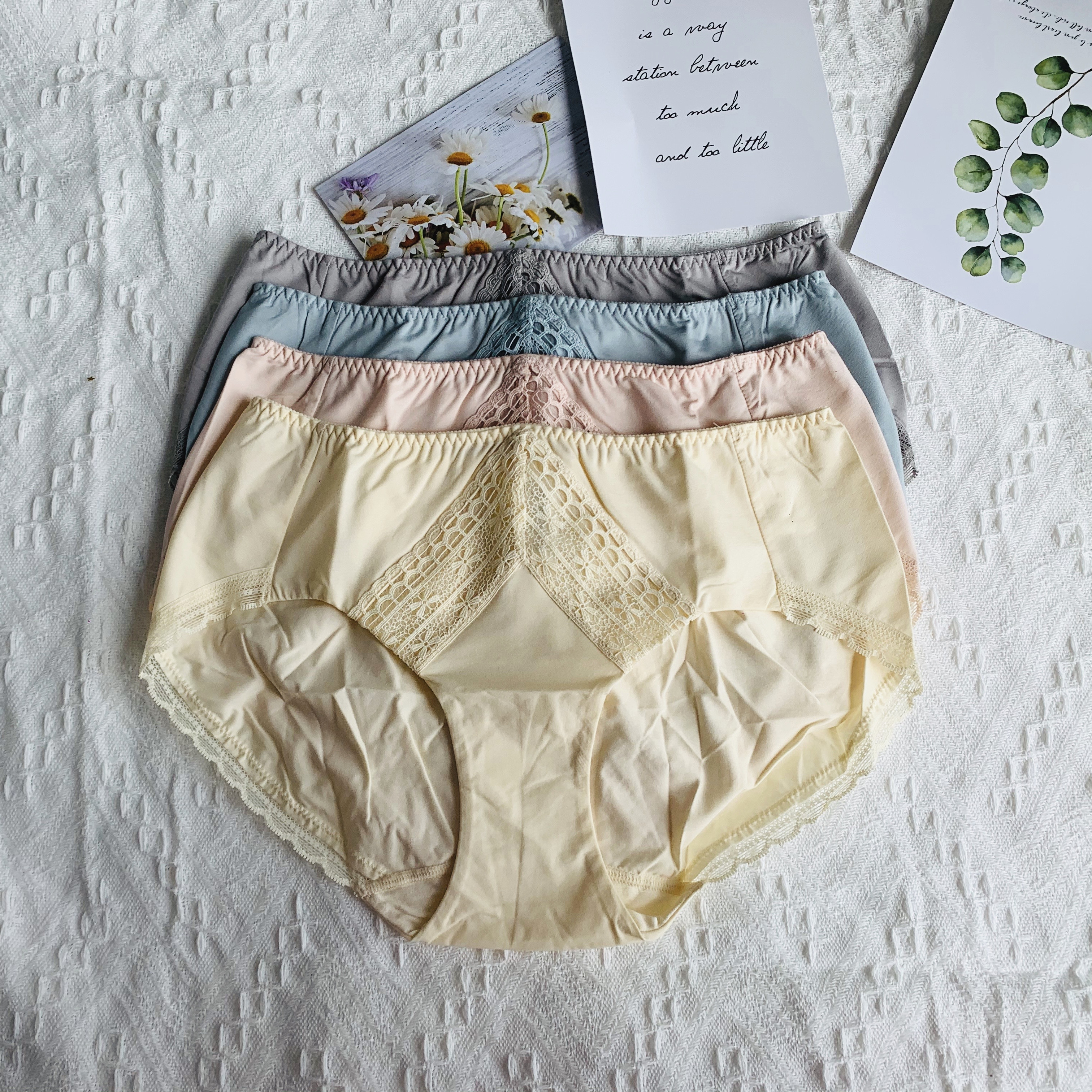 舒适纯棉平角内裤100少女