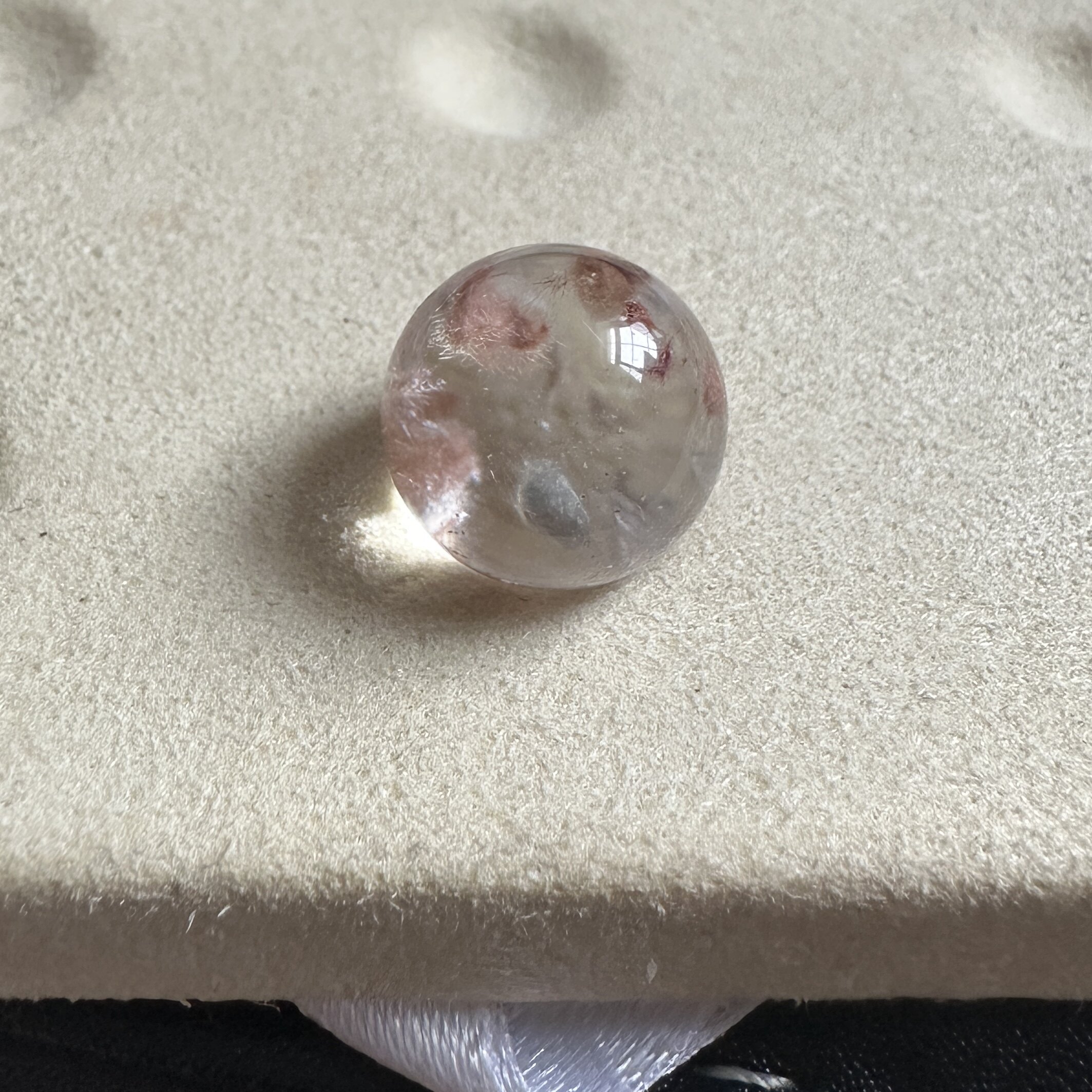 精品·蓝粉兔毛团带星沙幽灵共生（11.9mm)
