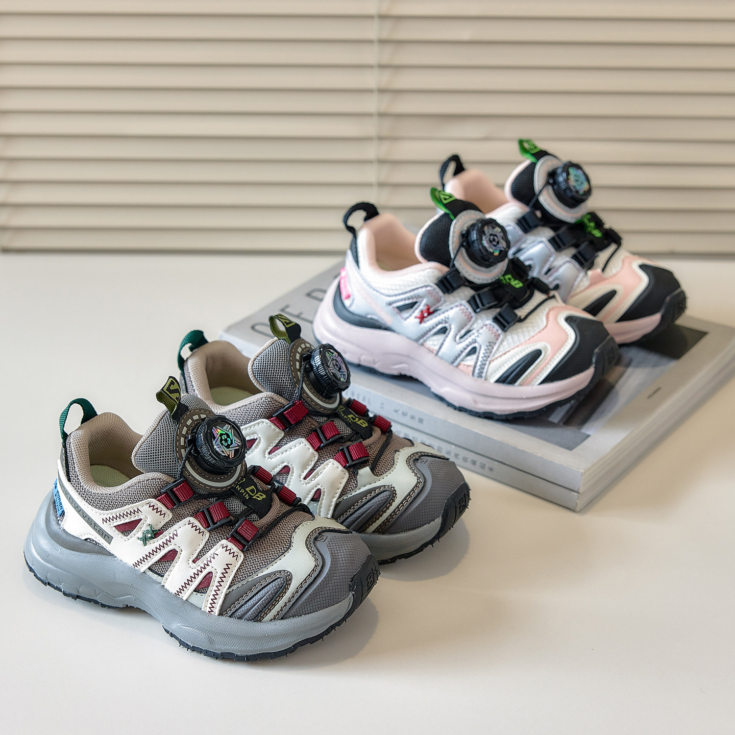 儿童老爹鞋男童鞋女童鞋子-旋转扣轻便运动鞋网面透气跑步休闲鞋,童鞋/婴儿鞋/亲子鞋,运动鞋,淘宝优惠券,粉丝福利购,淘宝优惠卷