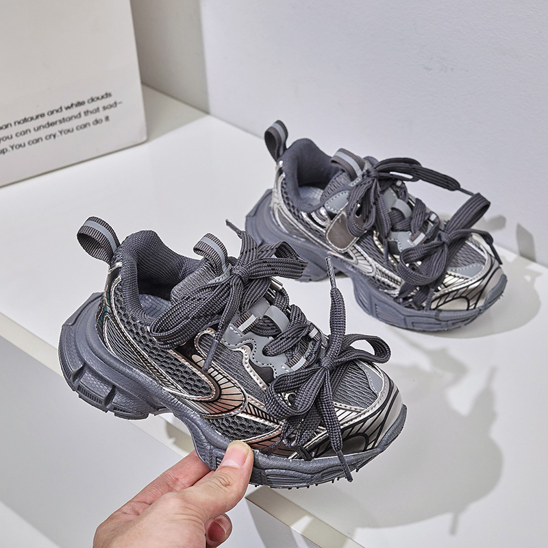 轻便透气儿童老爹鞋男女童运动鞋