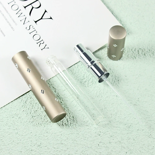 Косметическая портативная бутылка для путешествий, синие духи, тара, распылитель, 2 предмета, пробник, 5 мл