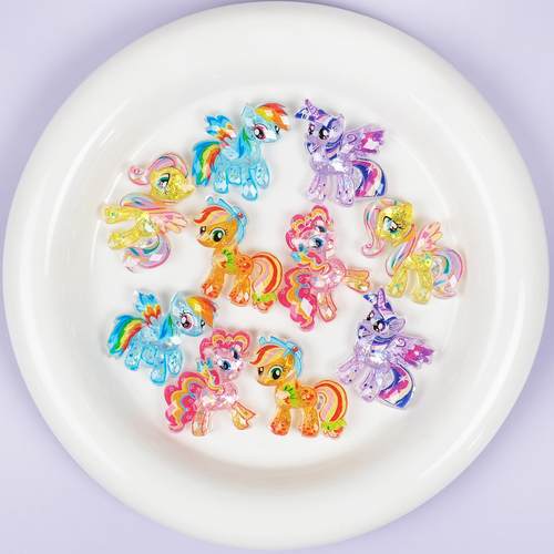 动物小马饰品配件奶油胶立体配饰