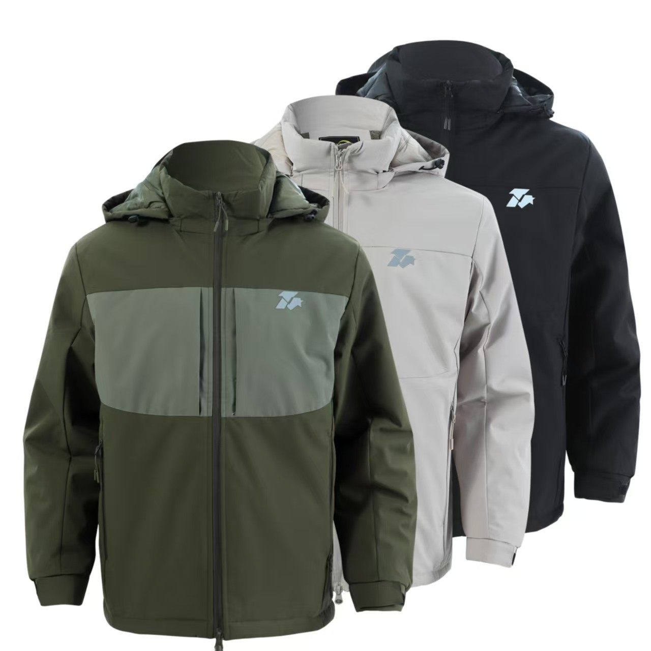 25际华3503新款石墨烯三防棉服冬季户外派克服三色情侣加厚棉外套