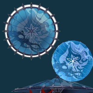 原神魈周边游戏伞cos伞护法夜叉大将魈黄泉红伞崩坏星穹铁道游戏