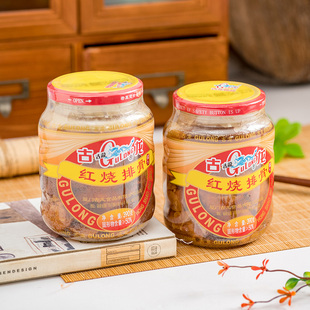 厦门古龙红烧排骨罐头390g速食户外野餐午餐肉东坡肉即食卤肉下饭