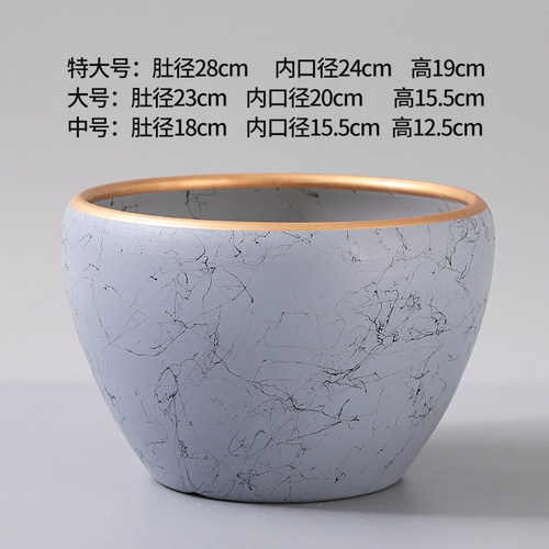 陶瓷简约特大口径花盆