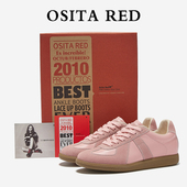 运动鞋 OSITA 厚底增高5.3CM 新款 女鞋 RED德训鞋 女粉色百搭休闲鞋