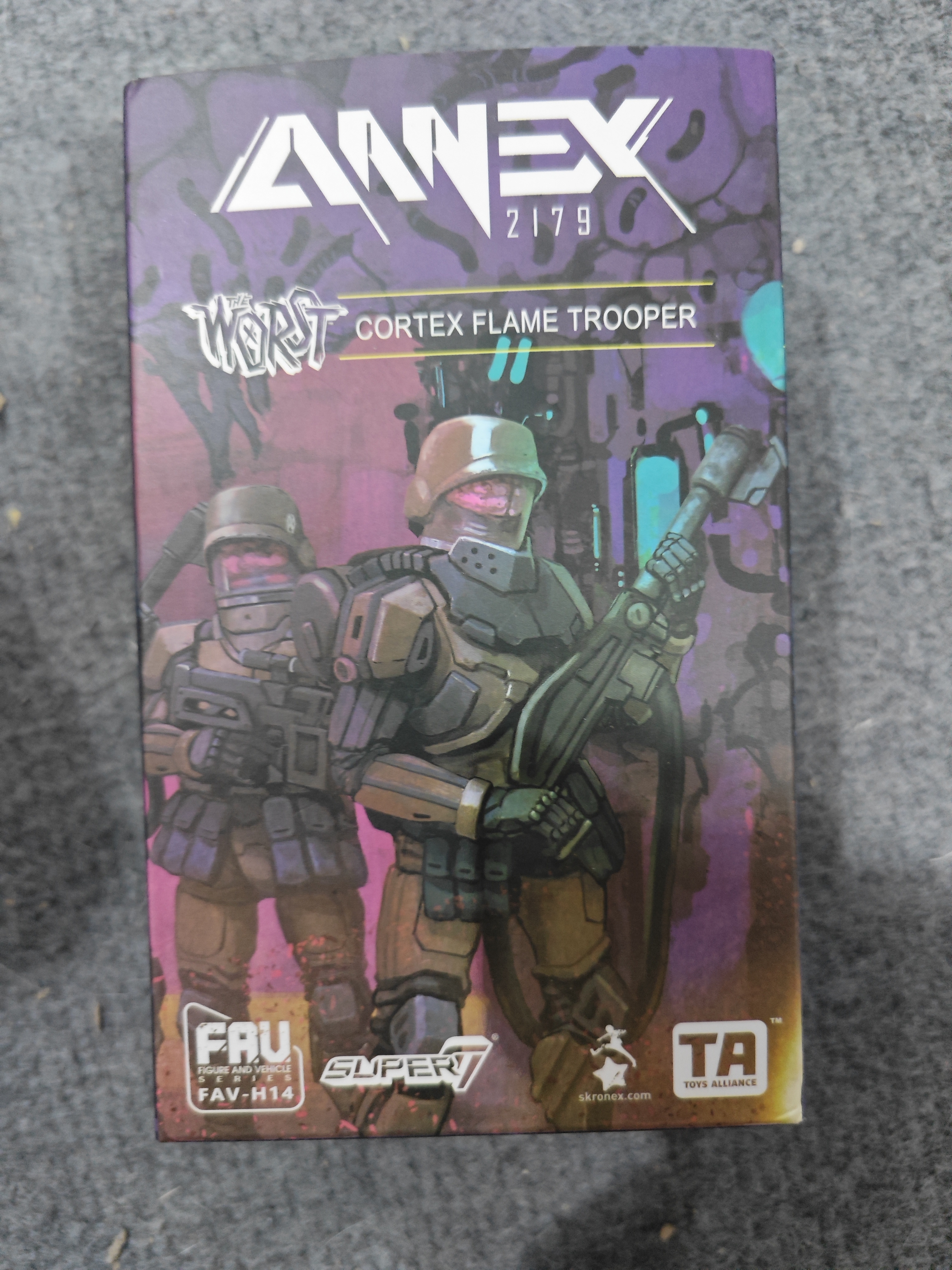 现货 TA 1/18 酸雨战争 FAV-H14 科泰斯火焰兵 可动人偶兵人玩具