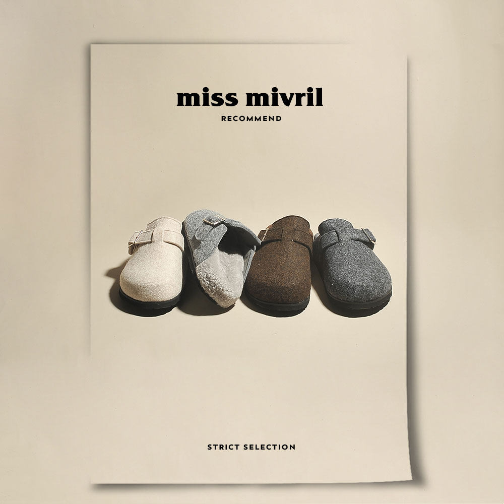 毛呢灰色半拖鞋女冬外穿厚底毛毛鞋加绒保暖包头拖鞋平底勃肯鞋,女鞋,包头拖,淘宝优惠券,粉丝福利购,淘宝优惠卷