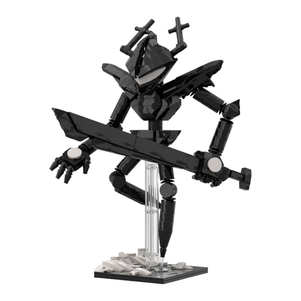 游戏三角符文咆哮呼啸骑士积木